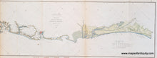 Load image into Gallery viewer, Antique-Map-South-Carolina-Bull&#39;s-Bulls-Bay-Charleston-Sketch-E-Survey-of-Section-V-1853-United-States-Coast-Survey-Coastal-Report-Chart
