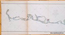 Load image into Gallery viewer, Antique-Map-South-Carolina-Bull&#39;s-Bulls-Bay-Charleston-Sketch-E-Survey-of-Section-V-1853-United-States-Coast-Survey-Coastal-Report-Chart
