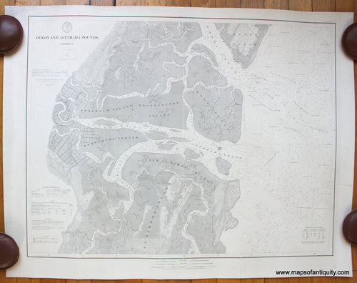 Doboy-and-Altamaha-Sounds-Georgia-1871-US-Coast-Geodetic-Survey-1870s-1800s-19th-century