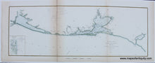 Load image into Gallery viewer, Antique-Map-United-States-U.S.-Coast-Survey-Coastal-Chart-1848-1854-1850s-1800s-19th-Century-Galveston-Bay-Texas-Gulf-of-Mexico-Maps-of-Antiquity
