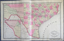 Load image into Gallery viewer, Antique-Map-Double-sided-sheet-with-multiple-maps:-Centerfold---Tunison&#39;s-Southern-Texas;-versos:-Tunison&#39;s-Minnesota-/-Tunison&#39;s-Wisconsin-United-States-Texas-1888-Tunison-Maps-Of-Antiquity-1800s-19th-century
