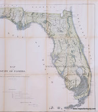 Load image into Gallery viewer, Genuine-Antique-Report-Map-Map-of-the-State-of-Florida-Showing-the-Progress-of-the-Surveys-1859-USCS-Maps-Of-Antiquity
