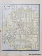 Load image into Gallery viewer, Genuine-Antique-Map-Map-of-Florida-Versos-Atlanta-Birmingham-1903-Cram-Maps-Of-Antiquity
