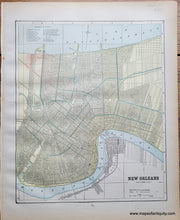 Load image into Gallery viewer, Genuine-Antique-Printed-Color-Map-Double-sided-page-Texas-centerfold--verso-New-Orleans-and-Kentucky-with-Tennessee-1893-Gaskell-Maps-Of-Antiquity
