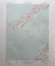 Load image into Gallery viewer, Genuine-Vintage-Map-Naushon-Island-Pasque-Island-Gosnold-Mass-Cape-Cod-Antique-Topographic-Map-1944-USGS-U-S-Geological-Survey-Maps-Of-Antiquity
