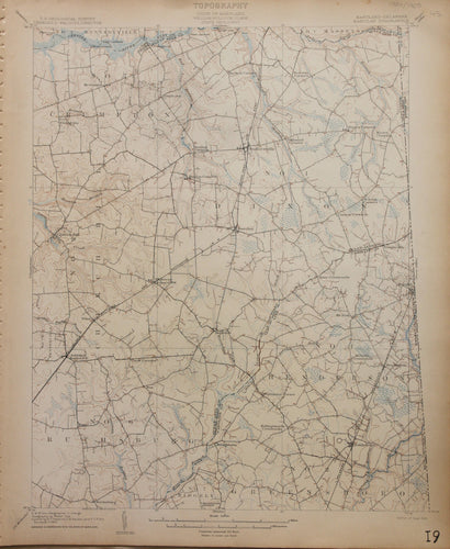 Genuine-Antique-Map-Barclay-Maryland-Delaware--1905-U-S-Geological-Survey--Maps-Of-Antiquity