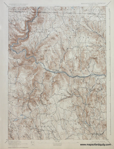 Genuine-Antique-Map-Hawley-Massachusetts-Vermont--1924-US-Geological-Survey--Maps-Of-Antiquity