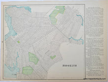 Load image into Gallery viewer, Antique-Printed-Color-City-Plan-Map-of-New-York-and-Vicinity-Verso-1:-Map-of-Brooklyn-Verso-2:-Map-of-Buffalo-Towns-and-Cities-Northeast-1893-Goldthwaite-Maps-Of-Antiquity
