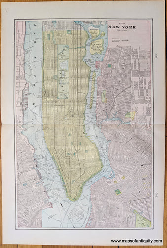 Antique-City-Plan-Buffalo-******-Towns-and-Cities-Northeast-1891-Goldthwaite-Maps-Of-Antiquity