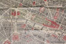 Load image into Gallery viewer, 1950 - View of the Center of Paris taken from the air - Antique Map
