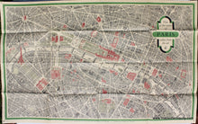 Load image into Gallery viewer, Antique-Printed-Color-Map-View-of-the-Center-of-Paris-taken-from-the-air-Towns-and-Cities-Paris-1950-Blondel-la-Rougery-Maps-Of-Antiquity
