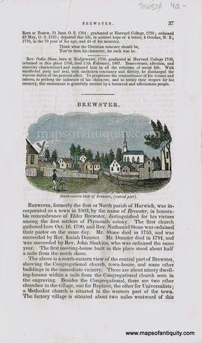 Hand-Colored-Antique-Print-South-Eastern-View-of-Brewster-(central-part).-*?-Barber-Brewster-1800s-19th-century-Maps-of-Antiquity
