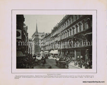 Load image into Gallery viewer, 1904 - Panoramic View Showing Navy Yard; verso: Washington Street - Antique Print
