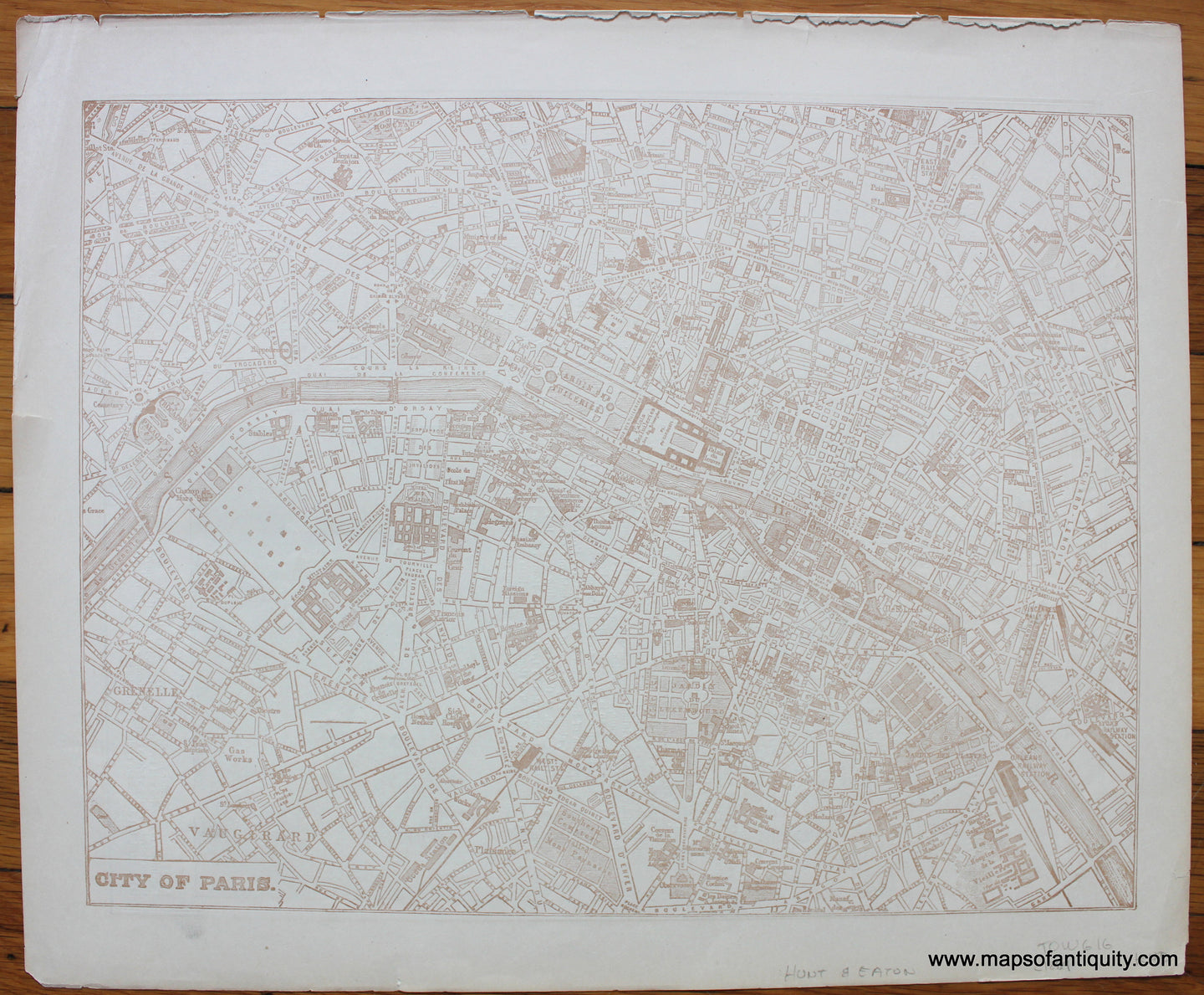 Antique-Printed-Map-City-of-Paris-c.-1889-Hunt-&-Eaton-Paris-1800s-19th-century-Maps-of-Antiquity