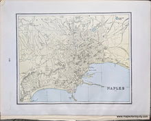Load image into Gallery viewer, 1892 - Paris (France); versos: Calcutta (India), Naples (Italy) - Antique Chart
