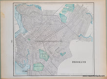 Load image into Gallery viewer, Genuine-Antique-Map-New-York-City-Brooklyn-Boston-1900-Cram-Maps-Of-Antiquity
