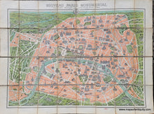 Load image into Gallery viewer, Antique-Folding-Map-Nouveau-Paris-Monumental-Itineraire-Practique-de-L&#39;Etranger-dans-Paris-1900-Librarie-Garnier-Freres-Maps-Of-Antiquity
