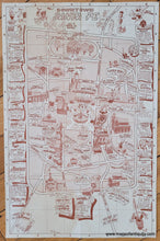 Load image into Gallery viewer, Genuine-Vintage-Map-Downtown-Santa-Fe-1950-B-Ogilvie-Maps-Of-Antiquity

