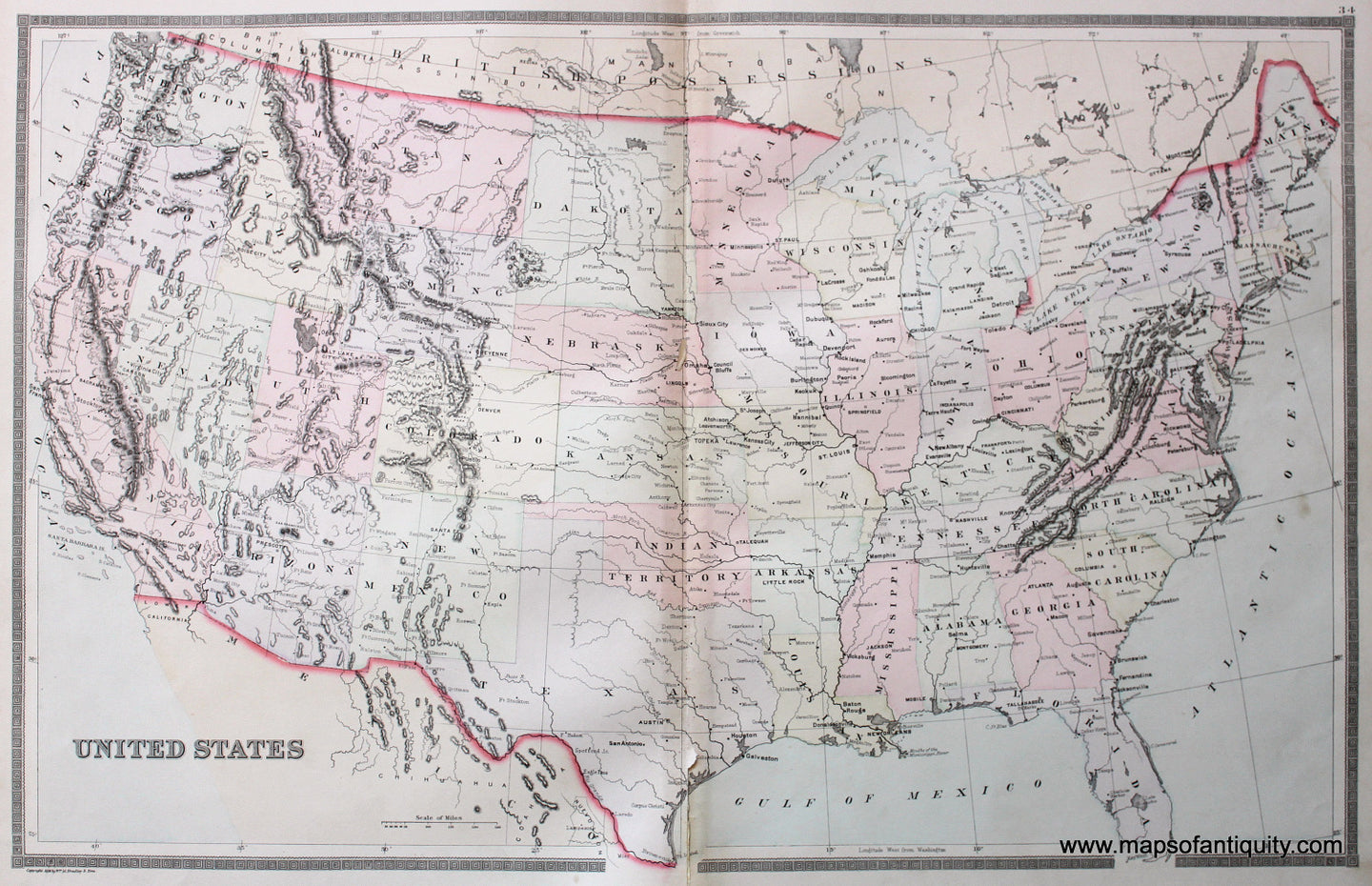 Antique-Hand-Colored-Map-United-States-United-States--1887-Bradley-Maps-Of-Antiquity