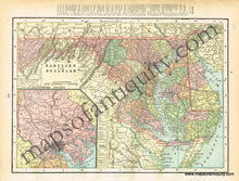 Load image into Gallery viewer, 1900 - Map of Long Island New York and Brooklyn, New York, verso: New York State, and Maryland and Delaware - Antique Map
