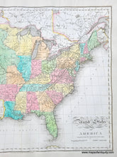 Load image into Gallery viewer, Antique-map-United-States-America-Melish-Lavoisne-1820-Texas-Territories-Northwest-Westward-expansion-1820s-1800s-19th-century-Maps-of-Antiquity
