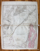 Load image into Gallery viewer, Antique-map-The-Provinces-of-New-York-and-New-Jersey-with-part-of-Pensilvania-and-the-Province-of-Quebec-(Upper-Half)-Sayer-Bennett-1775-1776-American-Revolution-1770s-1700s-Colonial-America-Colonies-Maps-of-Antiquity

