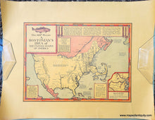 Load image into Gallery viewer, Antique-Map-Pictorial-This-Map-Presents-A-Bostonian&#39;s-Idea-of-the-United-States-of-America-c.-1937-Daniel-WallingfordMaps-of-Antiquity
