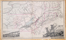 Load image into Gallery viewer, Genuine-Antique-Map-Map-of-the-South-Mountain-and-Boston-Rail-Road-Connections-1876-Reading-Publishing-House-Maps-Of-Antiquity
