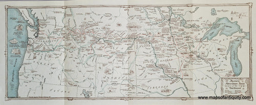 Genuine-Antique-Map-Historic-Adventure-Land-of-the-Northwest-1927-Gordenier-Great-Northern-Railway-Maps-Of-Antiquity