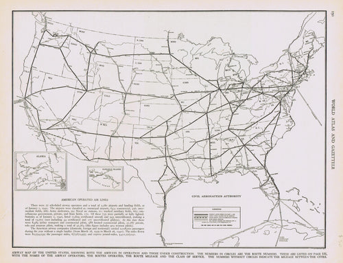 Genuine-Antique-Map-Airway-Map-of-the-United-States--1940-Rand-McNally-Maps-Of-Antiquity