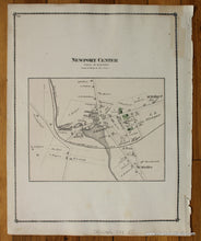 Load image into Gallery viewer, 1878 - West Derby and Beebe Plain, Verso: Newport Center (VT) - Antique Map
