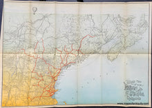 Load image into Gallery viewer, Genuine-Antique-Book-with-Maps-Northern-Vermont-1892-Rand-Avery-Supply-Co-Boston--Maine-Railroad-Maps-Of-Antiquity

