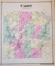 Load image into Gallery viewer, Genuine-Antique-Map-Cabot-VT-Vermont-1873-Beers-Maps-Of-Antiquity
