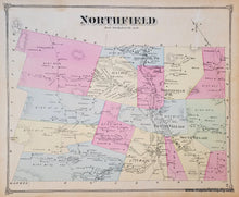 Load image into Gallery viewer, Genuine-Antique-Map-Northfield-VT-Vermont-1873-Beers-Maps-Of-Antiquity
