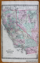 Load image into Gallery viewer, Antique-Map-Colton&#39;s-California-and-Nevada-Antique-Map
