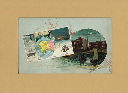 Chromolithograph-Alaska-Arbuckle-United-States-Atlas-Cover-United-States-Alaska-1890-Arbuckle-Maps-Of-Antiquity