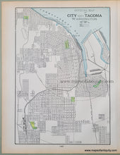 Load image into Gallery viewer, Antique-Printed-Color-Map-Official-Map-of-Sacramento-Cal.-verso:-Official-Map-of-City-of-Tacoma-Washington-****-North-America-West-1900-Cram-Maps-Of-Antiquity
