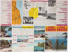 Load image into Gallery viewer, 1957 - Lake Tahoe California-Nevada - Antique Map
