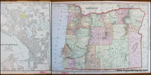 Load image into Gallery viewer, Antique-Map-Seattle-Washington-City-Environs-Oregon-State-Cram-Maps-of-Antiquity
