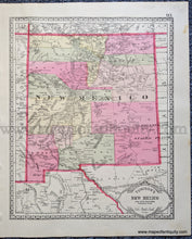 Load image into Gallery viewer, Antique-Map-Tunison&#39;s-New-Mexico;-verso:-Tunison&#39;s-Utah-Territory-and-Tunison&#39;s-Washington-Territory-United-States-West-1888-Tunison-Maps-Of-Antiquity-1800s-19th-century
