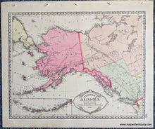 Load image into Gallery viewer, Antique-Map-Tunison&#39;s-Alaska;-verso:-Tunison&#39;s-Mexico-Central-America-and-the-West-Indies-United-States-West-1888-Tunison-Maps-Of-Antiquity-1800s-19th-century
