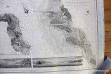 Load image into Gallery viewer, 1859 - Entrance to San Francisco Bay, California - Antique Chart
