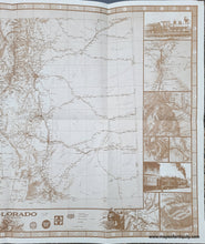Load image into Gallery viewer, Old-Printed-Color-Map-Colorado-Railroads-1943-Linn-H--Wescott-Maps-Of-Antiquity
