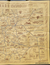 Load image into Gallery viewer, Genuine-Antique-Map-Historic-Colorado-1942-Victor-Drake-Maps-Of-Antiquity
