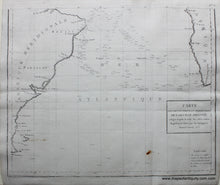 Load image into Gallery viewer, 1788 - Atlantic Ocean Map in 2 sheets - Carte des Declinaisons et Inclinaisons de L&#39;Aiguille Aimantee... - Antique Map
