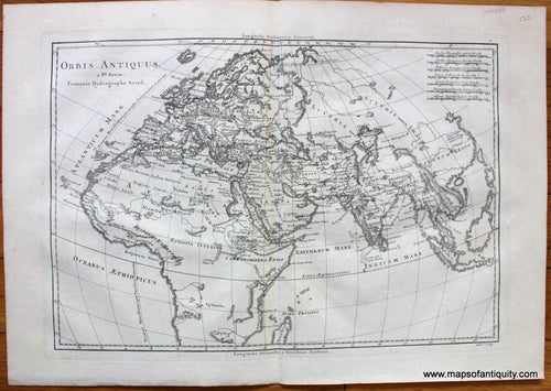 Antique-Map-Ancient-World-Orbis-Antiquus-Bonne-Desmarest-1787