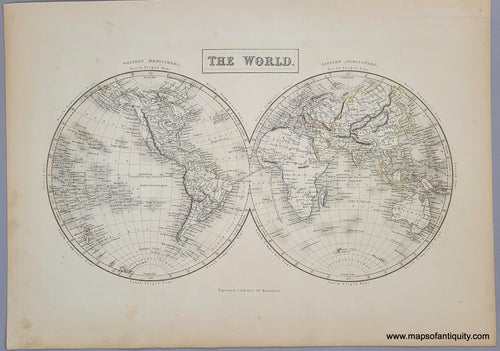 Genuine-Antique-Map-The-World-1841-Black-Maps-Of-Antiquity