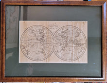 Load image into Gallery viewer, Genuine-Antique-Map-Framed-A-Correct-Map-of-the-World-with-the-Latest-Discoveries-1795-Neele-Maps-Of-Antiquity
