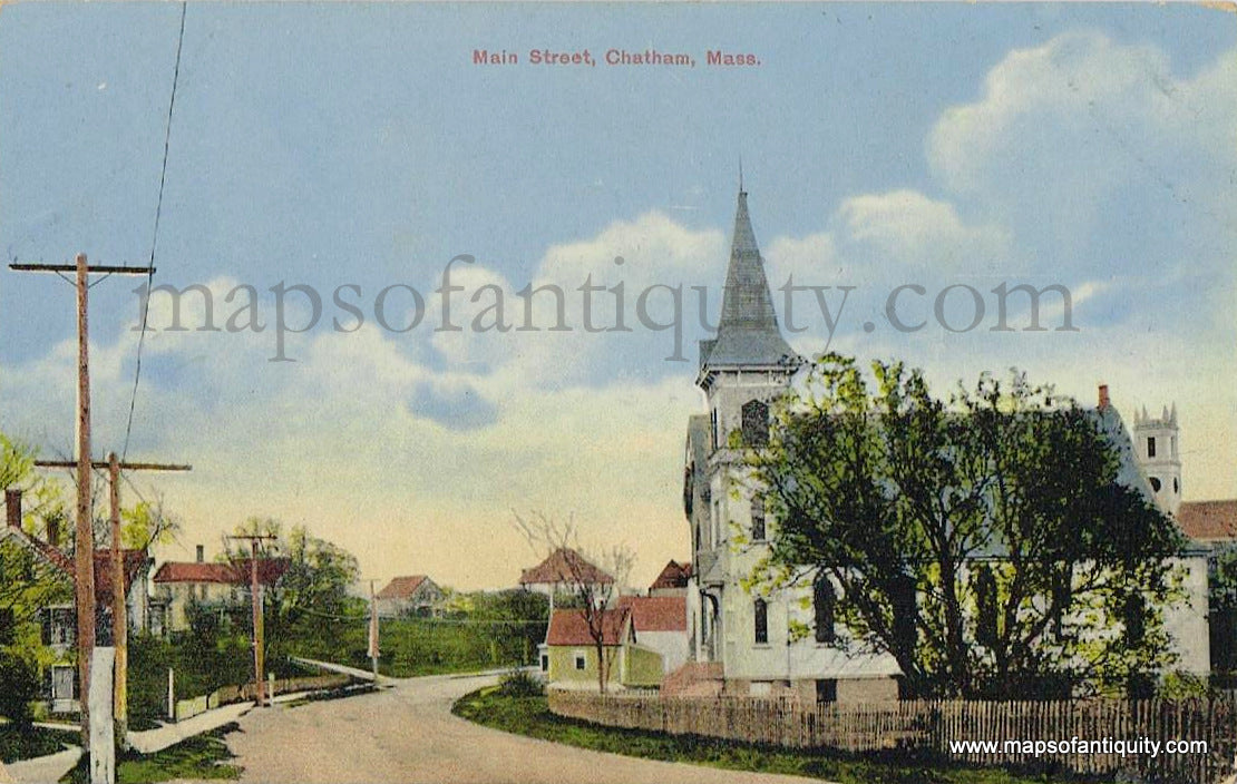 Antique-Postcard-Main-Street-Chatham