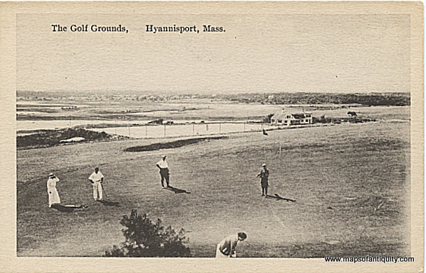 Antique-Postcard-The-Golf-Grounds-Hyannisport-Mass.---Postcard***********-Antique-Postcards-Cape-Cod-and-Islands-1905-1935-Dickerman-Maps-Of-Antiquity